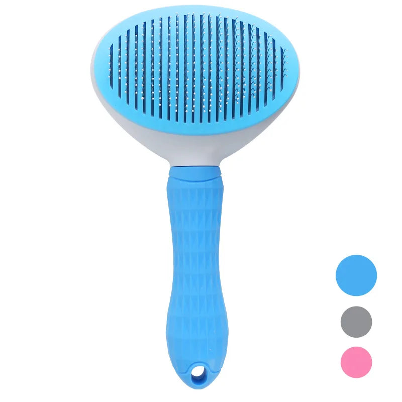 🐾 Escova Removedora de Pelos com Auto Limpeza – Mais Praticidade para Você e Conforto para Seu Pet