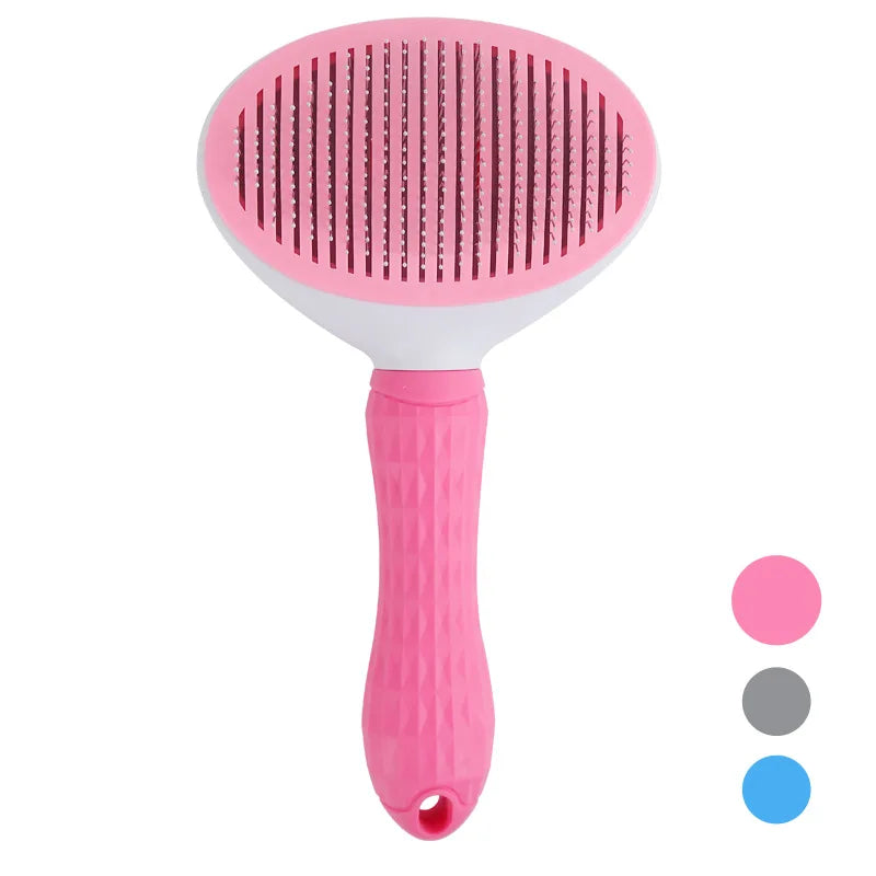 🐾 Escova Removedora de Pelos com Auto Limpeza – Mais Praticidade para Você e Conforto para Seu Pet