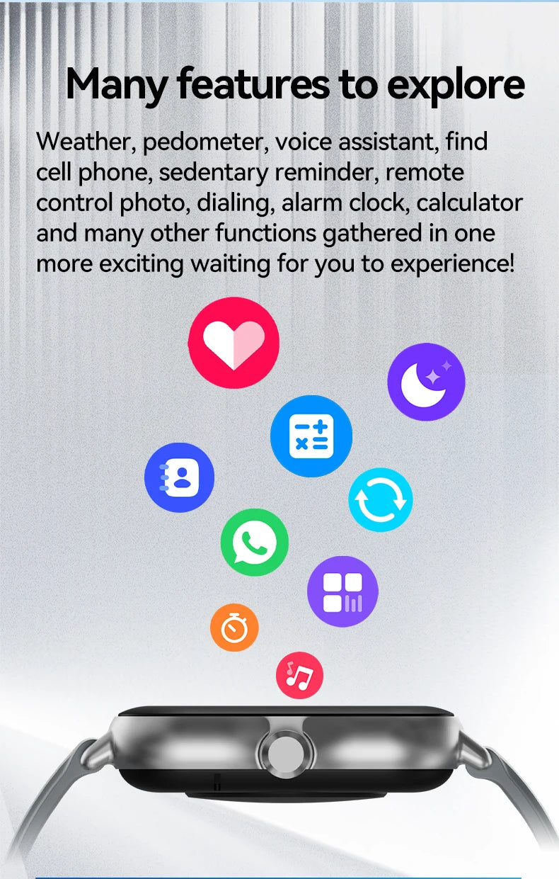 LAXASFIT 2026 New Y13 Pro Max Smart Watch Gift Full Touch Screen Sports Fitness Watch Bluetooth Talk Digital Smartwatch