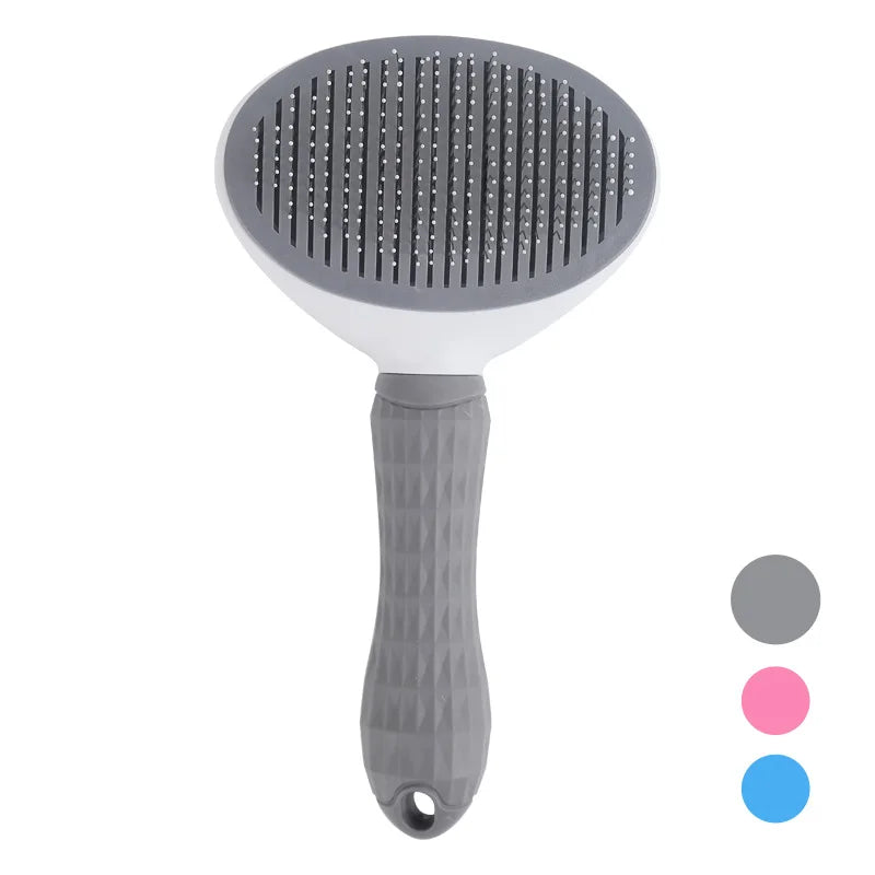 🐾 Escova Removedora de Pelos com Auto Limpeza – Mais Praticidade para Você e Conforto para Seu Pet