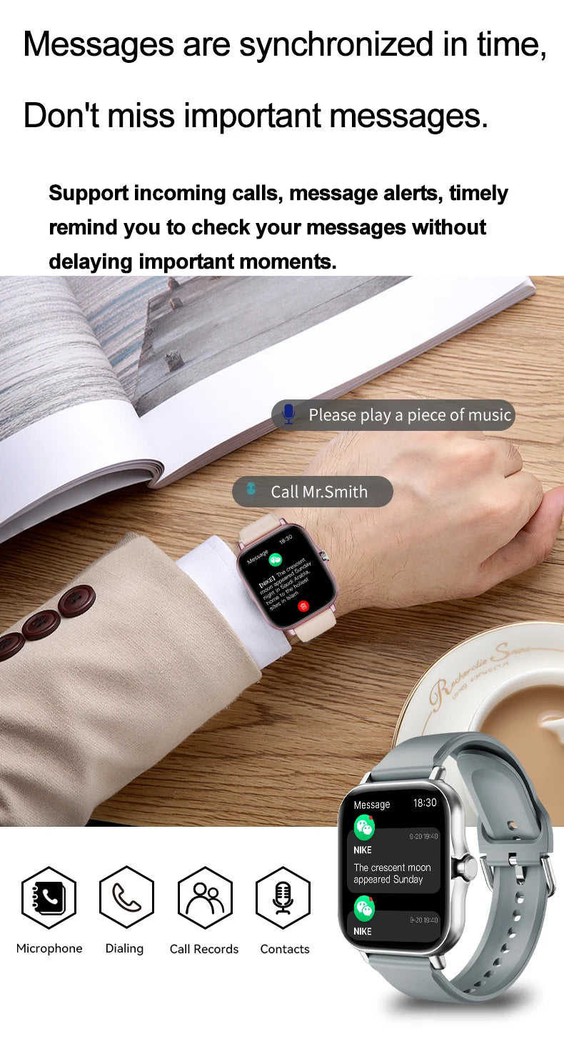 LAXASFIT 2026 New Y13 Pro Max Smart Watch Gift Full Touch Screen Sports Fitness Watch Bluetooth Talk Digital Smartwatch