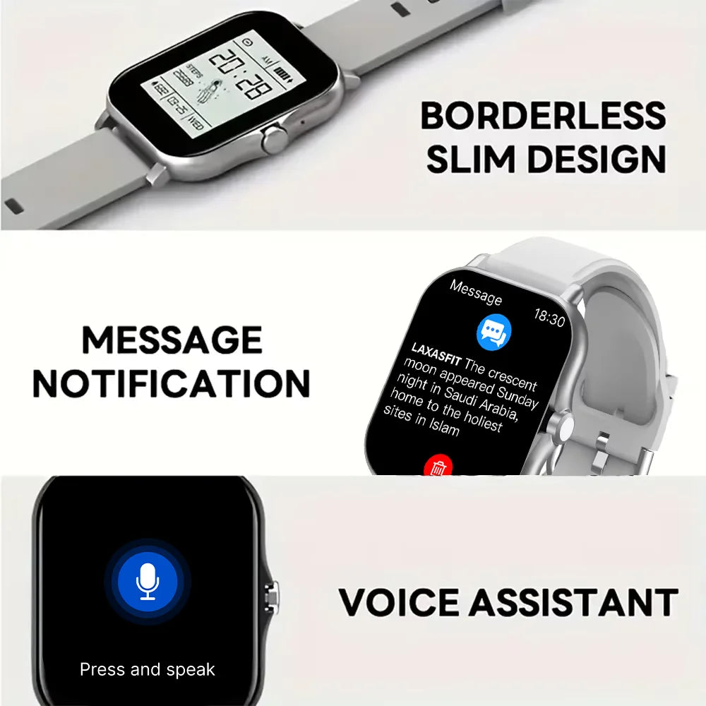 LAXASFIT 2026 New Y13 Pro Max Smart Watch Gift Full Touch Screen Sports Fitness Watch Bluetooth Talk Digital Smartwatch