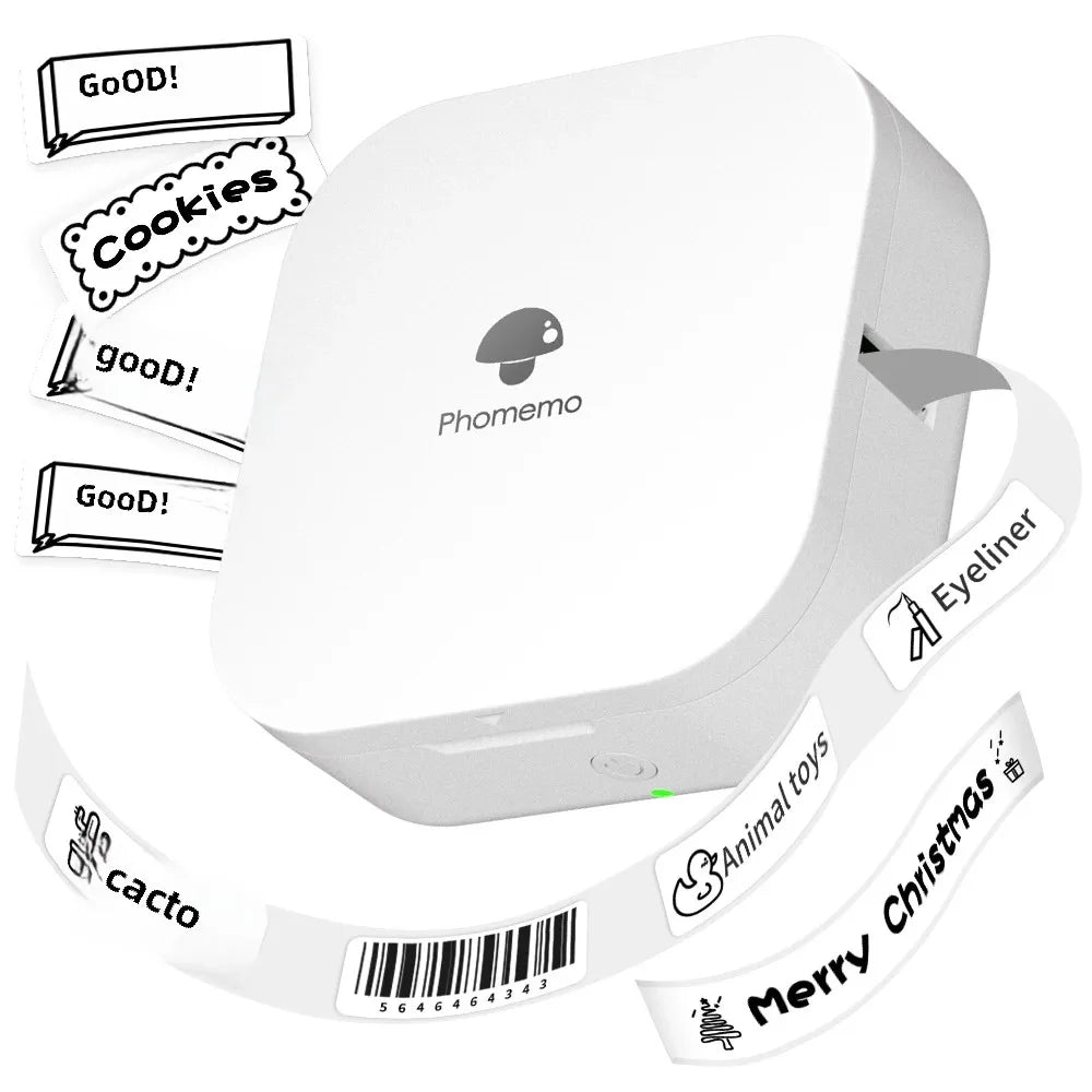 Zodzi Q30 Label Printer Mini Printer Pocket Thermal Label Maker Wireless Sticker Pocket Portable Printer Various Label Paper