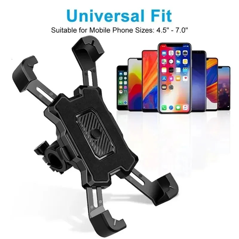 Hot 360°Rotatable Electric Bicycle Phone Holder for iPhone Xiaomi Riding MTB Bike Moto Motorcycle Stand Bracket Non-slip Cycling